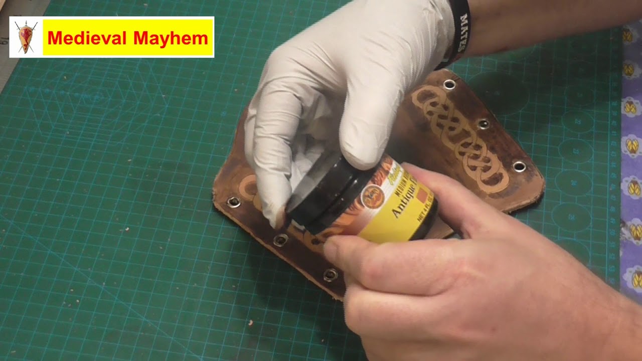 How to use Leather Dye and Antique Finish YouTube
