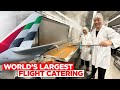 Worlds largest airline kitchen  emirates flight catering