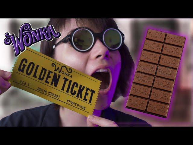 Je fais la TABLETTE DE WILLY WONKA 🍫 ( et le TICKET D'OR ) 