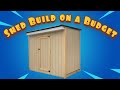 Storage Shed for Cheap! | Start to Finish Build