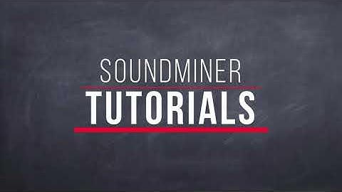 Soundminer V5 Pro - 01a Overview of the Soundminer Window