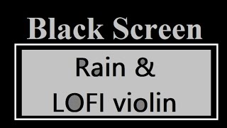 Black Screen Rain Sleep Relaxation 10Min