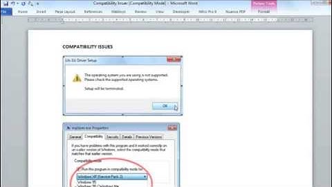 03 Compatibility Issues
