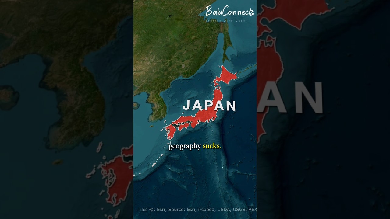 🤔Why Japan's Geography Sucks?🇯🇵