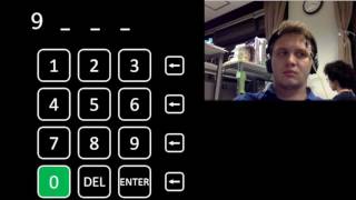 Control PIN application using eye-movement (EOG)
