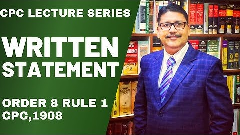 WRITTEN STATEMENT AND SETT OFF, ORDER 8 OF CIVIL PROCEDURE CODE