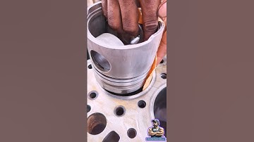 Piston & Paper Method for Liner Clearance | Professional Engine Check #mechanic #engine #how #shorts