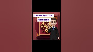 How to Create Quality Stickers by using Canva App | #shorts #trending