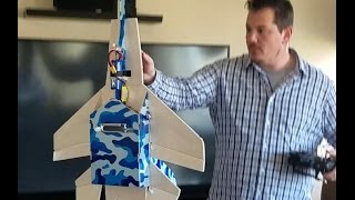 Mig 29 - Profile Plane with Hobbyeagle A3-L Gyro & 2200mAh 3S 60C - Indoor Test Hover