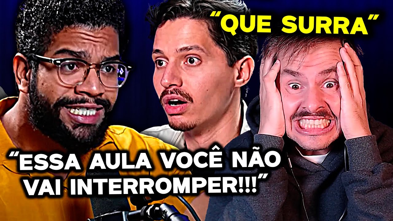 JONES MANOEL HUMILHA WILKER LEÃO EM DEBATE (deu TRETA no final)