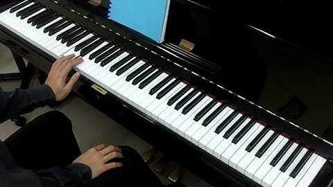 Bastien Piano Basics Primer Level Technic No.12 Floating Clouds (P.10)