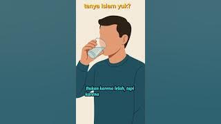 Kenapa nabi kita muhammad suka minum dengan tiga kali helaan nafas? #shorts