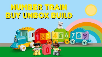 LEGO Duplo Number Train - Learn to Count | Unboxing & Real-Time Build for Kids
