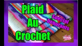 DIY. Plaid Au Crochet // Crochet Blanket