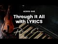 Through It All by Hillsong - Key of G - Karaoke - Minus One with LYRICS - Piano cover