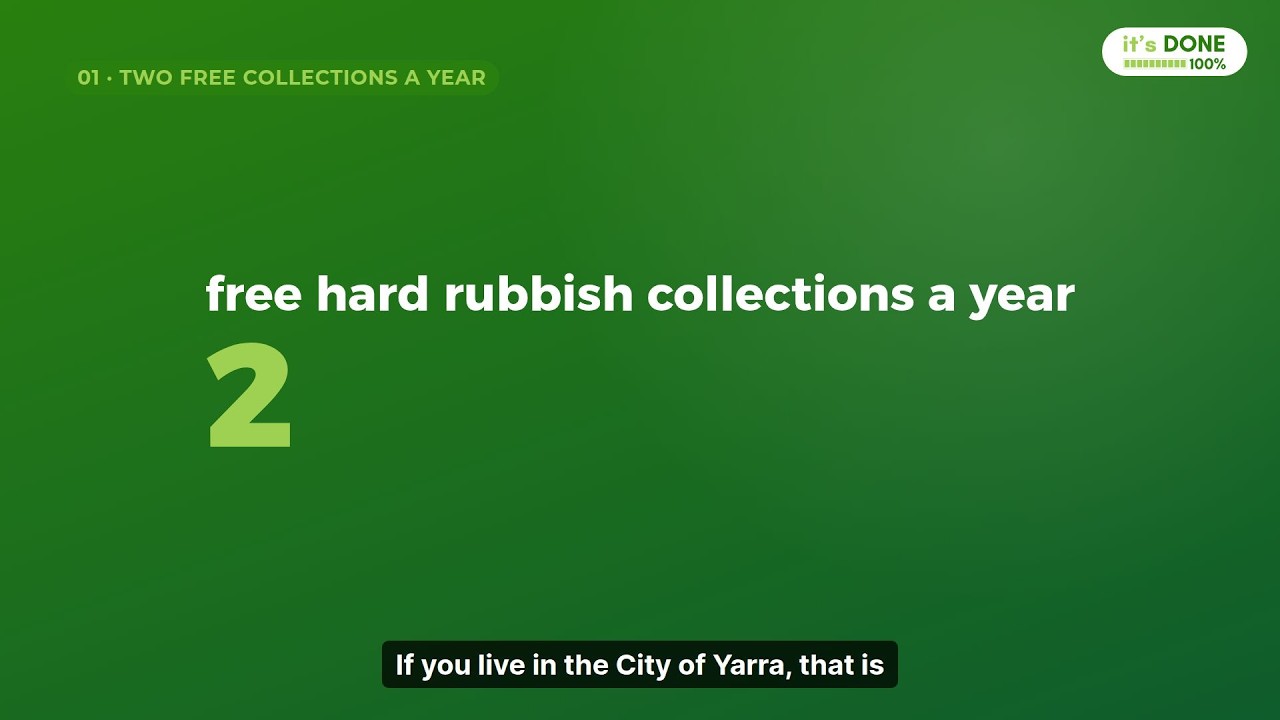 Yarra Gives Richmond 2 Free Hard Rubbish Collections in 2026