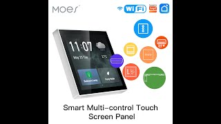 Tuya Smart Home Multi-functional Touch Control Panel4-inch HD LCD#moes#centralcontrol#smarthome#tech