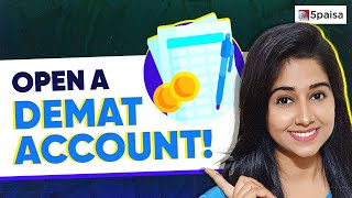 How To Open a Demat Account Online for Free? Demat Account Free mai Kaise Khole - 5paisa