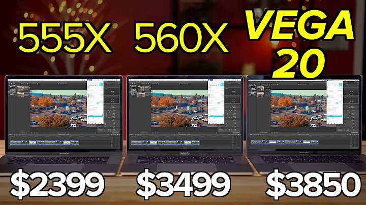 Vega 20 MacBook Pro: Ultimativer Final Cut X Videobearbeitungsvergleich