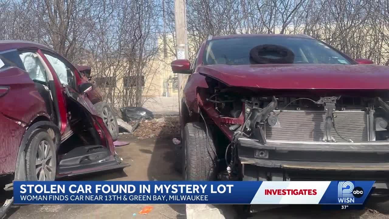Car stolen from repair shop found stripped in mystery lot owned by Milwaukee church
