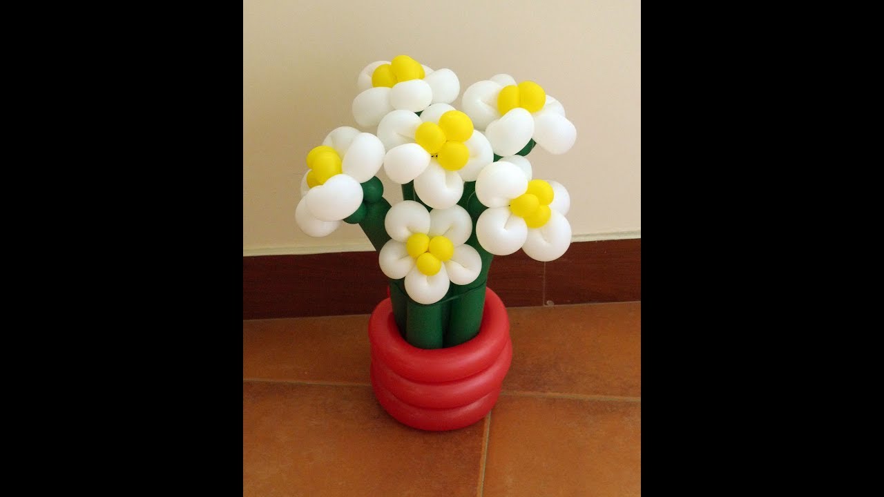 中國農曆新年氣球 水仙花 Balloon Twisting Demo Chinese New Year Daffodil Youtube