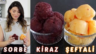 Sorbe Tarifi | Kirazlı Sorbe ve Şeftali Sorbe Tarifi | Canan Kurban