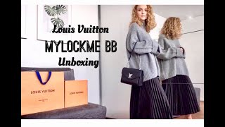 Unboxing  Louis Vuitton MyLockMe BB Noir Bag 