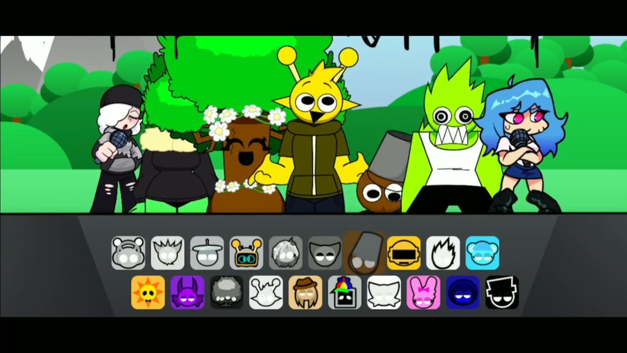 Incredibox Sprunki Retake Human but FNF 🎤 Hybrid Characters & Classic Sound Mix Gameplay