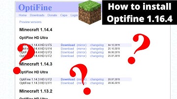 🔴 How to install Optifine for Minecraft 1.16.4 Java Edition ( LINK ⬇️ ) 🔴