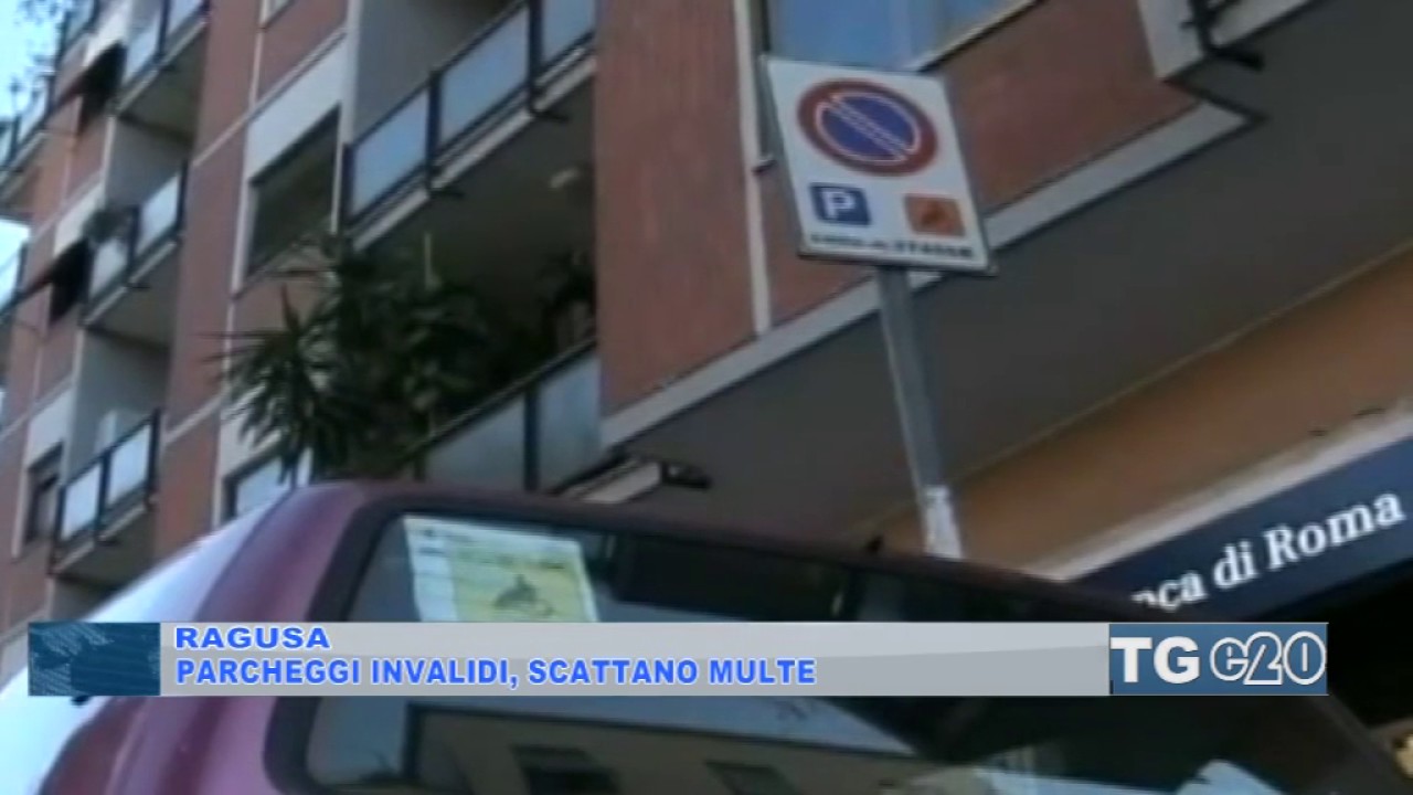 PARCHEGGI INVALIDI, SCATTANO MULTE - YouTube