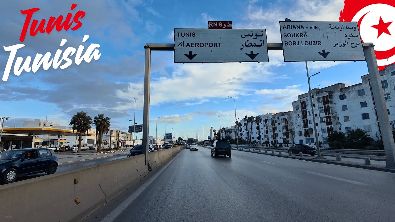 Driving From Ariana Technical Inspection Center to Lac 1