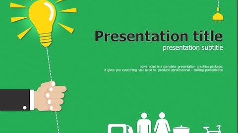 energy animated powerpoint template