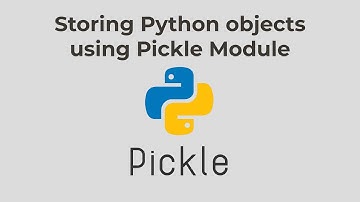 Storing Python objects using pickle module