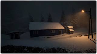 This Will Be the Longest Sleep You'll Have: Spatial Blizzard at a Snowbound Cabin | Windy ASMR