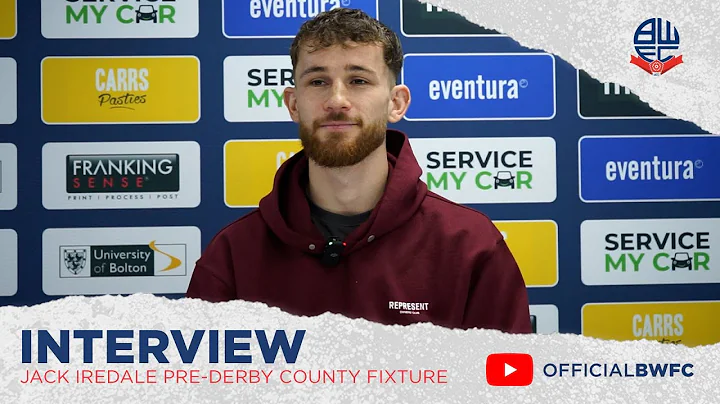 JACK IREDALE | Defender ahead of Derby County home...
