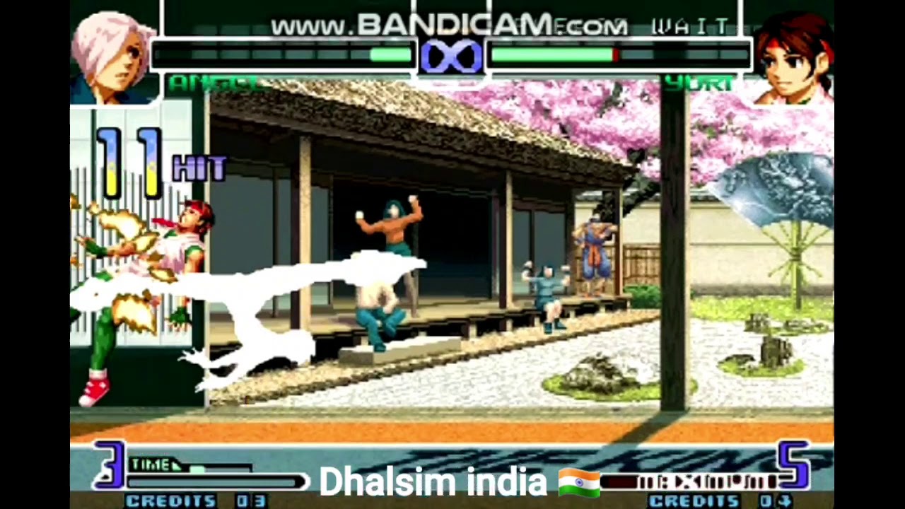 the king of fighters 2002 Angel amazing combo by Dhalsim
