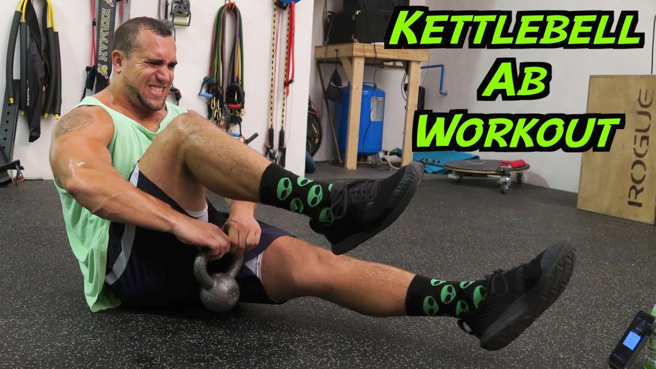 Intense 5 Minute Kettlebell Ab Workout - YouTube