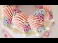 【お花のケーキ🌼🌹】/ Cake decorating video