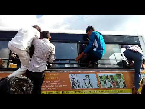 Rajasthan SI Exam 🤔 🤔 देखिए राजस्थान रोडवेज बसों में भीड़-भाड़😱😱😱