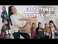 Huge $500 YesStyle Haul! Earth Toned Winter Clothing Try On Haul