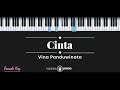 Cinta - Vina Panduwinata (KARAOKE PIANO - FEMALE KEY)