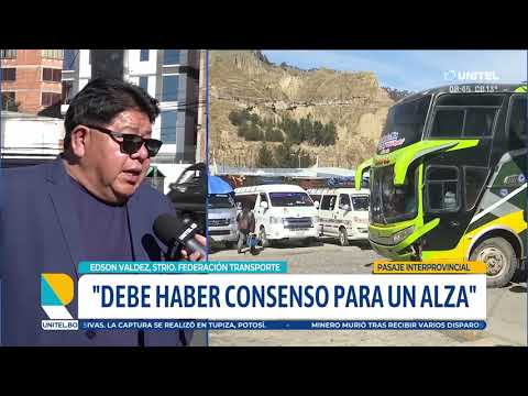 Union leader denounces that the La Paz Governor's Office did not invite them to define fares