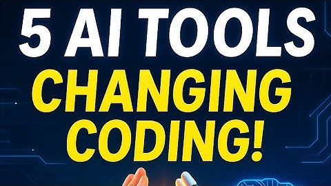 5 AI Tools Changing Coding (For the better)
