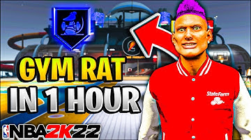 FASTEST WAY to get GYM RAT in NBA 2K22!! HOW TO GET GYM RAT IN NBA 2K22 CURRENT GEN!!!