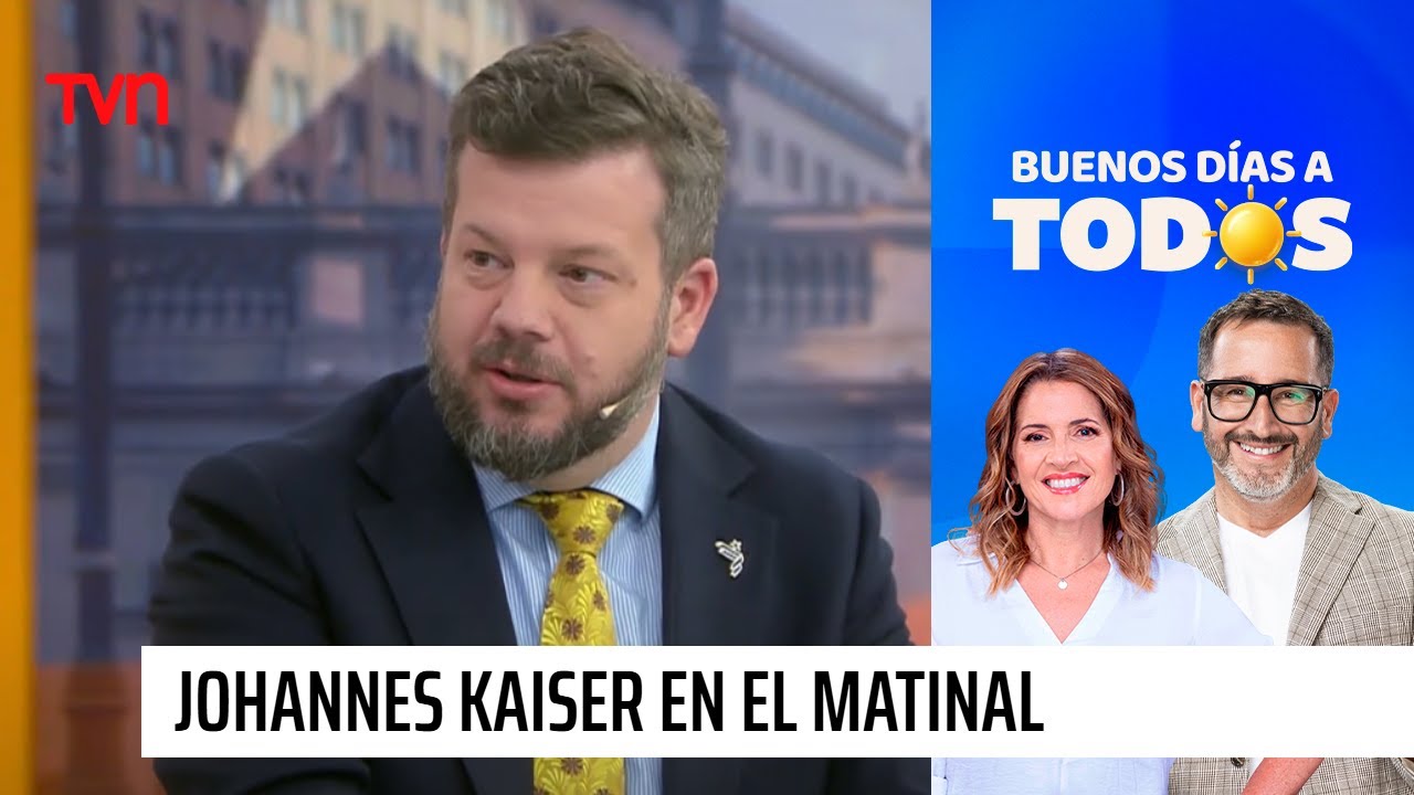Revisa el ping pong con el candidato Johannes Kaiser en el "Buenos Días a Todos"