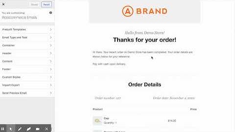 kadence fluid responsive woocommerce emails