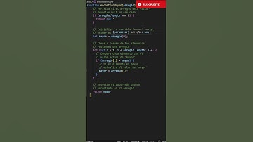 #shortsdev  #shorts  Encontrar numero mayor del arreglo...