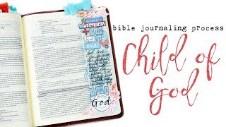 Bible Journaling Process | Child of God | Creative Retreat Kits