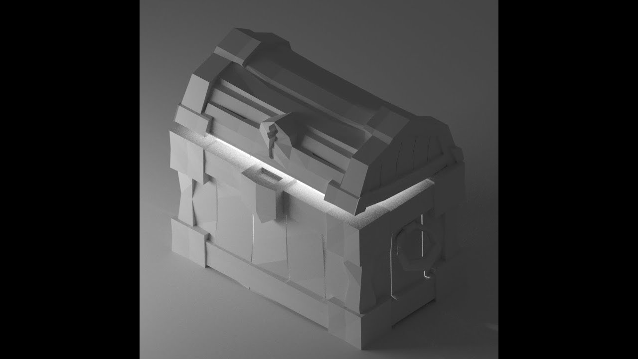 Blender Low Poly Timelapse - Chest (Untextured) - YouTube