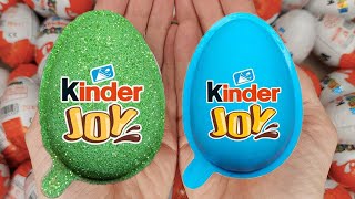 NEW!!! 300 Yummy Kinder Joy Surprise Egg Toys Opening A Lot Of Kinder Joy Chocolate ASMR #4713